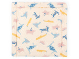 Musselin Zoe´s Dinosaurier auf Beige
