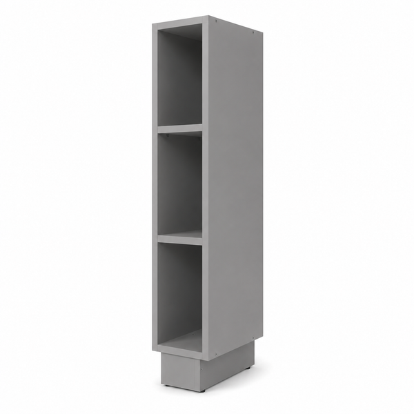 Stauraumregal grau passend für Wickelaufsatz auf GULLABERG Kommode mit 8 Schubladen (168 cm), für Wickelauflage 78 x 78 cm