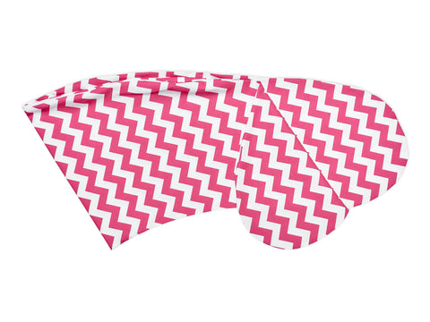 Stillkissenbezug Chevron magenta