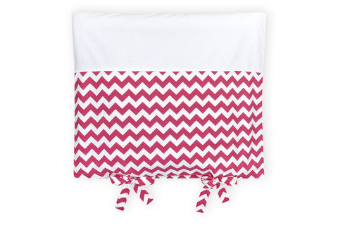 Bezug für Wickeltischauflage Chevron magenta