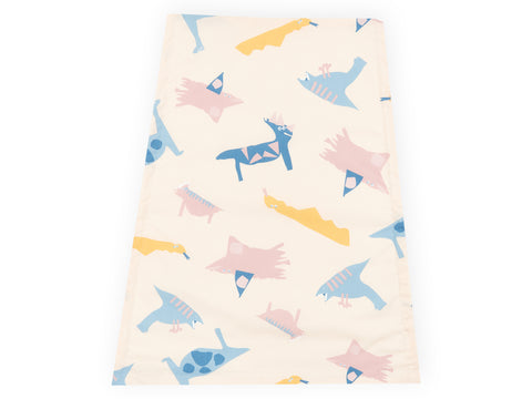 Sonnensegel Musselin Zoe´s Dinosaurier auf Beige